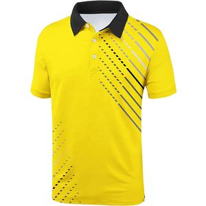 Polo de golf Dry-Fit personnalisé sublimation polos en coton vierge pour hommes respirant séchage rapide grande taille - Product Image 1