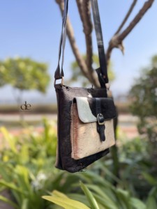 New Design Sling <b>Bag</b> Cowhide Leather Handbag Gypsy Boho Hair on Hide Fur Vintage Handmade Western Style <b>Bag</b> Multi Uses <b>Bags</b> - Product Image 2