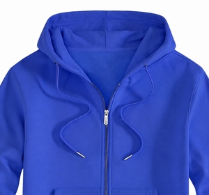 Ensemble de survêtement réfléchissant décontracté d'hiver personnalisé en usine, veste à capuche zippée légère en polyester et pantalon de jogging - Product Image 5