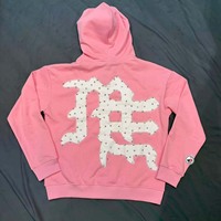 Pull à Capuche Unisexe Personnalisé avec Logo, Respirant, Écologique, Tendance, Strass, Couleur Unie, Décontracté, Hiver, 100% Coton, Vente en Gros
