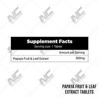 Compléments de santé à base de plantes biologiques les plus vendus : Comprimés d'extrait de feuille de papaye, soutien antioxydant, prix compétitif Inde