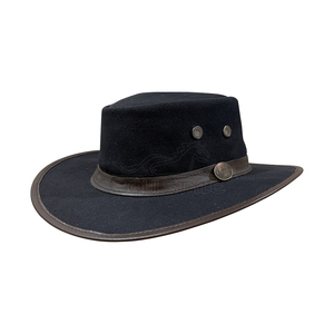 Sombrero de Safari de Lona Impermeable, Ala Ancha, Protección Contra la Lluvia, Unisex, Azul Caqui, 56–58CM, Sombreros de Safari con Logotipo Personalizado - Product Image 2