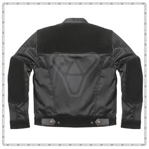 Veste de moto courte approuvée CE avec textile réfléchissant, veste d'équitation imperméable et respirante pour toutes les saisons - Product Image 3