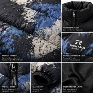 Chaqueta de Invierno para Hombre, Estilo Nuevo, con Cuello Alto, Logotipo Frontal, Tejido Suave y Cálido, Cómoda, Duradera, Transpirable y Ecológica - Product Image 6