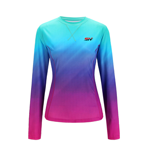 Camiseta Deportiva Profesional para Mujer con Protección Solar UPF 50, Manga Larga, para Deportes Acuáticos y Running - Product Image 1