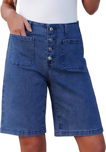 Nouveaux shorts Bermuda d'été pour hommes, style streetwear, avec logo personnalisé, prix de gros, shorts en jean déchiré - Product Image 3