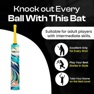 Bate de Críquet Profesional para Jóvenes – Madera Ligera, Mango Resistente, Ideal para Niños, Adolescentes y Prácticas Deportivas Escolares - Product Image 4