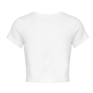 เสื้อครอปท็อปผู้หญิงแบบใหม่ ดีไซน์คอเสื้อแบบคอกลม ระบายอากาศได้ดี แห้งเร็ว เป็นมิตรต่อสิ่งแวดล้อม สไตล์ทันสมัย - Product Image 2