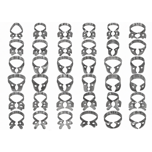 ชุดคลิปหนีบยางสำหรับงานทันตกรรม 40 ชิ้น ผลิตจากเหล็กกล้าไร้สนิมเกรดเยอรมัน ชุดอุปกรณ์ทันตกรรมคละแบบ - Product Image 2