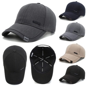 Casquette de camionneur à 6 panneaux avec logo personnalisé, couleur unie, ajustable, en coton de haute qualité, pour le golf, le sport et le baseball - Product Image 4