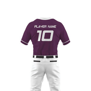 Uniforme de Béisbol de Poliéster 100% Transpirable de Secado Rápido con Impresión Digital y Diseño Personalizado, Servicio OEM de Nuevo Estilo, MOQ Bajo - Product Image 3