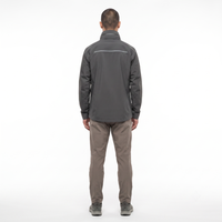 Veste technique imperméable GORE-TEX à 3 couches avec fermeture éclair, col montant, capuche articulée, coupe-vent, pour les trajets urbains