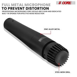 Kit Microfoni per Batteria 9 Pezzi in Metallo, Set Completo per Tom/Rullante e Piatti, Cablati, per Batteristi - Product Image 5