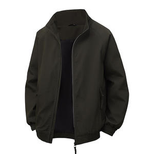 Veste coupe-vent décontractée en polyester pour homme, style moto, simple et tendance, avec fermeture éclair personnalisée, idéale pour l'automne – Produit de haute qualité - Product Image 2