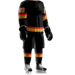Tenues de hockey sur glace 2026 à prix compétitif / Service OEM de haute qualité, impression numérique personnalisable, 100 % polyester - Product Image 4