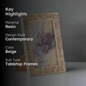 Premium Curio Craft Resin Photo <b>Frame</b> | Handmade Eco-Friendly Durable Decorative <b>Frame</b> | Tabletop Display - Product Image 4