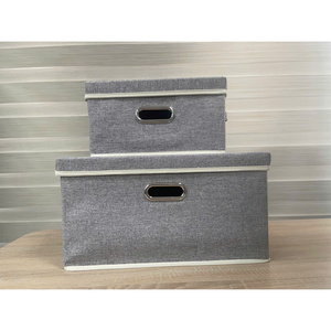MA49GR Foldable 45x35x24cm Fabric Storage <b>Box</b> 1.3kg for Organizing Clothing Toys & Accessories in <b>Wardrobe</b> or Living Room - Product Image 3