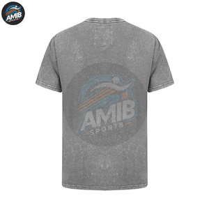 T-shirt unisexe personnalisé à épaules tombantes, effet délavé, respirant, en toile, avec bordure contrastante, de qualité supérieure, à prix abordable - Product Image 4