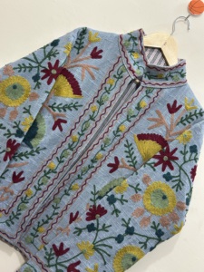 Vintage Embroidered Floral Cotton TNT Jacket Full Sleeve Eco-Friendly Winter Autumn <b>Coat</b> Plus Size Casual Breathable High - Product Image 6