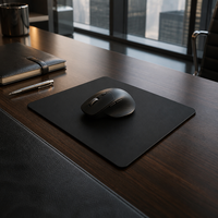 Tapis de souris en verre trempé de haute qualité, surface gravée, anti-empreintes digitales, anti-rayures, dessin animé, 2 mm, pour jeux