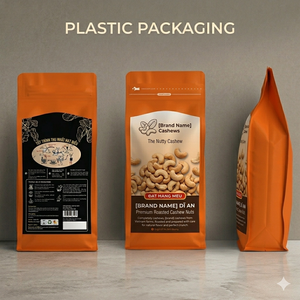 ถุงซิปล็อคแบบตั้งได้สำหรับบรรจุภัณฑ์พลาสติก OEM ODM สำหรับกาแฟ ขนมขบเคี้ยว ถั่ว อาหาร ผลิตจากวัสดุ PET VMPET PE พร้อมโลโก้ตามสั่ง - Product Image 1