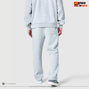 Survêtement noir pour homme Daphnia, streetwear personnalisé, impression de votre propre logo, coton molletonné, haute qualité, unisexe - Product Image 4