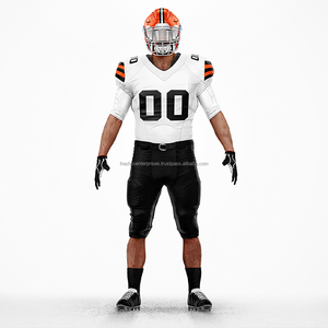 2025 Customized American Football <b>Padded</b> Uniforms Breathable Plus Size Short Sleeve High Quality Jersey - Product Image 4