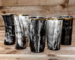 Verre à cocktail écologique en corne polie, en forme de corne, à thème animalier, pour décoration de mariage et cadeau - H a CRAFT - Product Image 2
