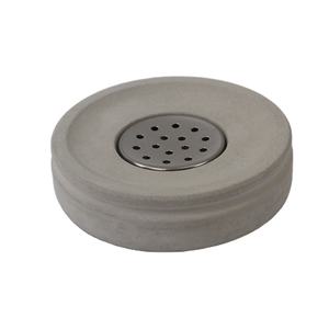 Porte-savon en béton au Design moderne avec trou de vidange - Product Image 1