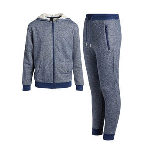 Ensemble de survêtement personnalisé avec logo, livraison directe, sweat-shirt à manches longues et pantalon, ensemble de survêtement 2 pièces, survêtement de jogging pour hommes - Product Image 1
