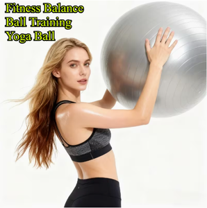 Ballon de yoga rose en PVC HAWK SPORTS INDUSTRIES, 4,9 pouces, antidérapant, pour exercices de fitness et de stabilité, avec pompe, surface lisse, logo personnalisé, pour adultes - Product Image 5