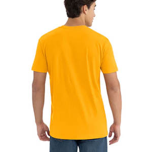 เสื้อยืดเปล่าผู้ชายผ้าฝ้ายหวี 100% หนา 180GSM ขายส่ง พิมพ์โลโก้ได้ ทรงปกติ ใส่ได้ทั้งชายหญิง สไตล์ลำลอง สีพื้น รับทำตามสั่ง - Product Image 6