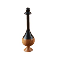 Brûleur d'encens en métal de luxe, finition dorée, Bakhoor Oud, encens indien, cadeau islamique pour le Ramadan, saison d'automne, bois de santal écologique