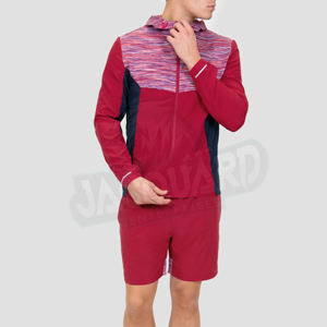 Ensemble de survêtement 2 pièces coupe-vent style le plus récent pour homme, veste courte cargo zippée en nylon et polyester, streetwear, prix de gros OEM - Product Image 2