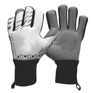 Professional Rubber Soccer Goalkeeper Gloves with Finger Protection Breathable & Non-Slip for Outdoor Use - Product Image 2
