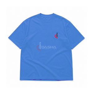 Camiseta de Algodón de Talla Grande Unisex, Personalizada con Impresión Digital Puff, Camiseta Extra Grande Personalizada, OEM, Venta al Por Mayor, MOQ Bajo - Product Image 1