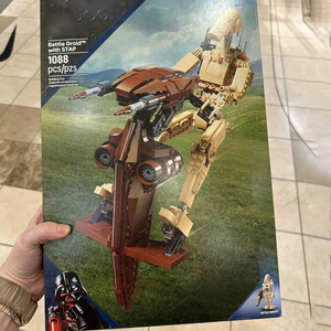 NUEVO Set de Construcción de Droides de Batalla de Star Wars, 1088 Piezas, Modelo STAP, Ideas Creativas, Juguete de Navidad para Niños, Rompecabezas de Ensamblaje, Regalo de Cumpleaños 75428 - Product Image 1