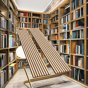 Panneaux acoustiques modernes en fibre de polyester flexible, bois massif et MDF, décoratifs pour murs, meubles, plafonds insonorisés, chambre et salon - Product Image 1
