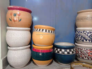 Olla de cocina de arcilla Recipiente de cocina Loza de terracota Hecho a mano Cocina tradicional Olla de arcilla Utensilio de cocina - Product Image 6