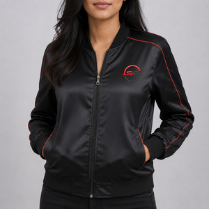 Veste en satin de qualité supérieure avec tissu doux et lisse, design élégant, coutures de qualité, coupe confortable, vêtement décontracté, veste en satin - Product Image 4