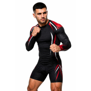 Camiseta de Compresión BEUDEN Personalizada para Hombre, Manga Larga, para MMA, BJJ, Grappling, Entrenamiento, Lucha, Deporte - Product Image 1