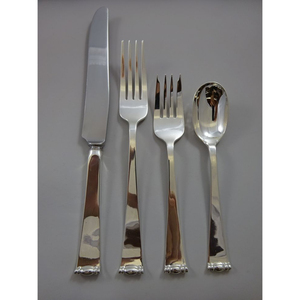 Ensemble de couverts en acier inoxydable au design moderne, finition miroir, pour la maison, l'hôtel et les restaurants. - Product Image 6
