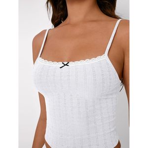 Conjuntos de verano con ribete de encaje Floral de 2 piezas a la moda para mujer, pijamas de mujer de tamaño Queen con camisola, pantalones cortos, conjuntos de ropa de salón a juego - Product Image 5