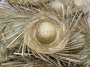 หมวกฟางขายส่ง หมวกปาวา หมวกซอมเบรโรสำหรับผู้ใหญ่ หมวกฟางปาวาแบบดั้งเดิมของเปอร์โตริโก หมวกฟางแต่งชายรุ่ย หมวกฟางบาดบันนี่ - Product Image 5