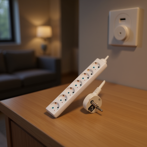 Prolunga Elettrica 1,5M con 6 Prese e 6 Basi per Elettrodomestici - Product Image 2