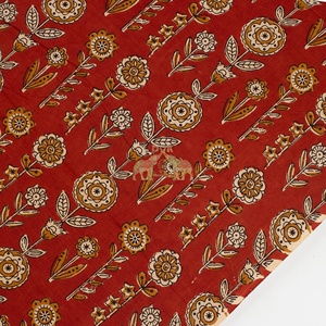 Tissu en coton Bagru imprimé à la main, motif floral, pour vêtements et kurtis - Product Image 4