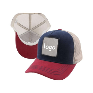 Gorra Trucker de Malla Blanca y Azul Marino, Transpirable, con Contraste de Color, Gorra de Béisbol OEM ODM - Product Image 5