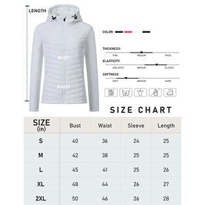 Waterproof Windproof Women Coat Stain Resistant Sport Quick Dry Performance Athletic Hooded Gilet Outerwear Winter Stand Collar - Product Image 6