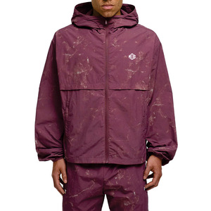 Trendy Custom Marble Print Hood Windbreaker <b>Jacket</b> & Shorts <b>Lightweight</b> Waterproof Outdoor Nylon Shell <b>jacket</b> for men Rain Coat - Product Image 1