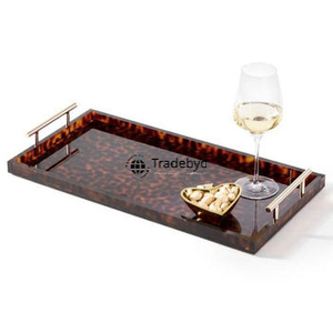 Premium Modern Horn Tray Movable Elegant Handmade Coffee <b>Table</b> <b>Decor</b> by Tradebyd - Product Image 1